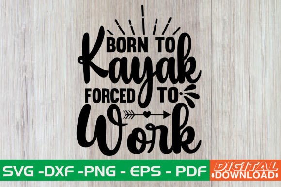 Born to Kayak Retro SVG Review