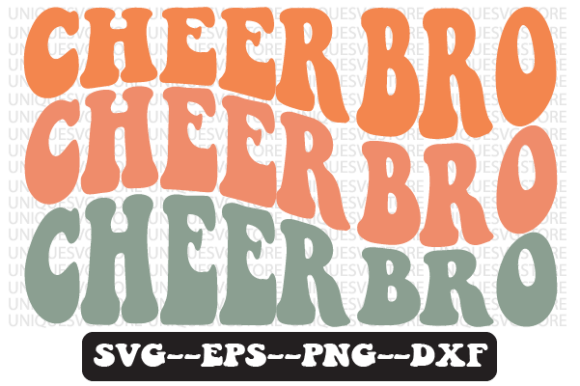 Cheer Bro Wavy Retro Svg Design Review