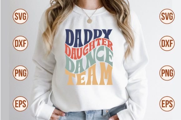 Daddy Daughter Dance Team Retro Svg Review