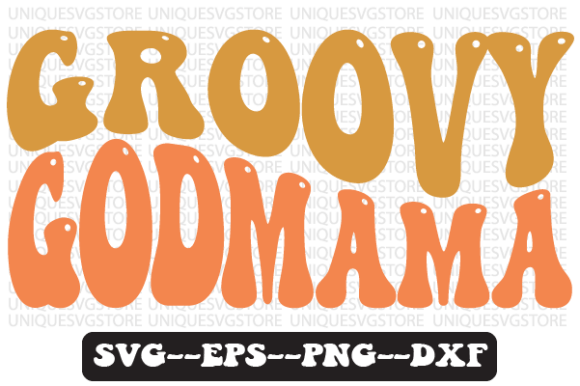 Groovy Godmama Wavy Retro Svg Design Review