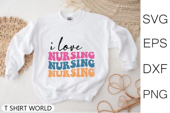 I Love Nursing Retro SVG Design Review