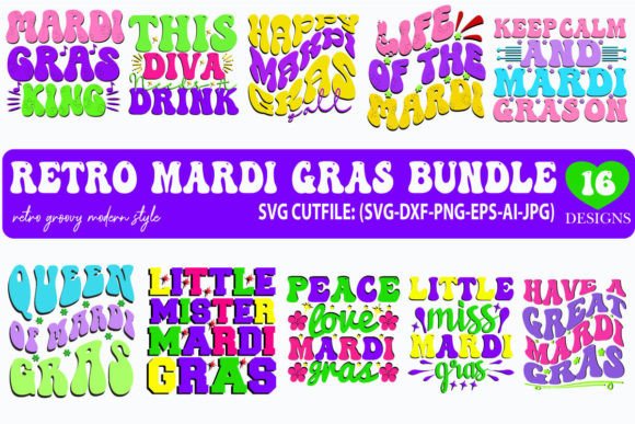 Mardi Gras Retro Svg Sublimation Bundle Review