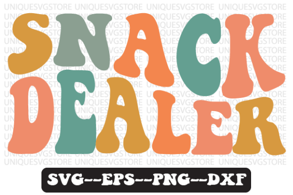 Snack Dealer Wavy Retro Svg Design Review